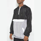 Color Block Jacket Pullover Windbreaker - VacationGrabs