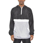 Color Block Jacket Pullover Windbreaker - VacationGrabs