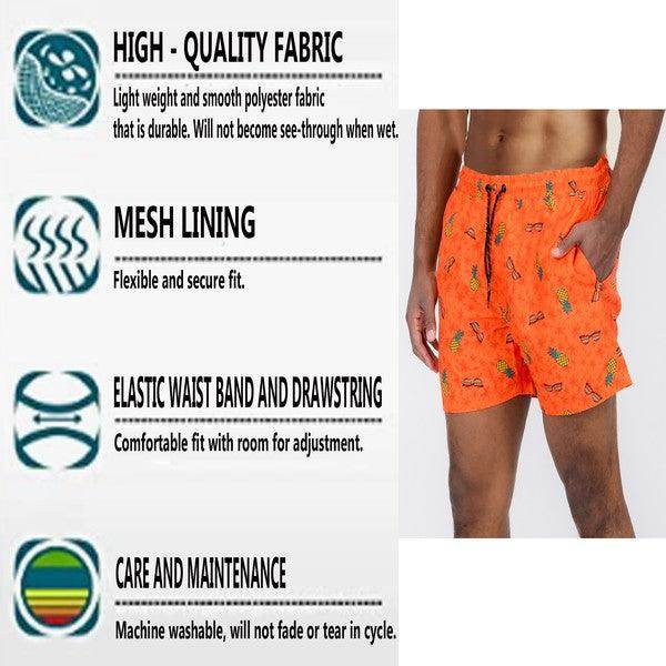 Swimwear - California Swim Shorts - VacationGrabs