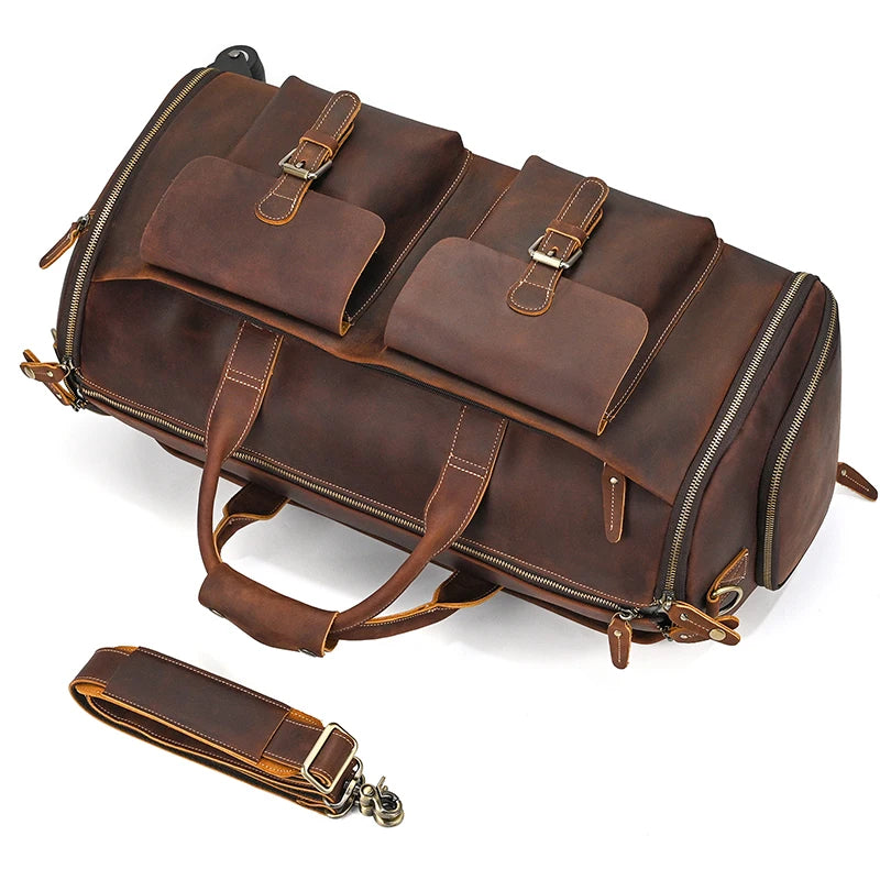 Leather Weekend Bag for Effortless Travel