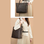 Men Women’s Crazy Horse Leather Messenger Bag Totes - VacationGrabs