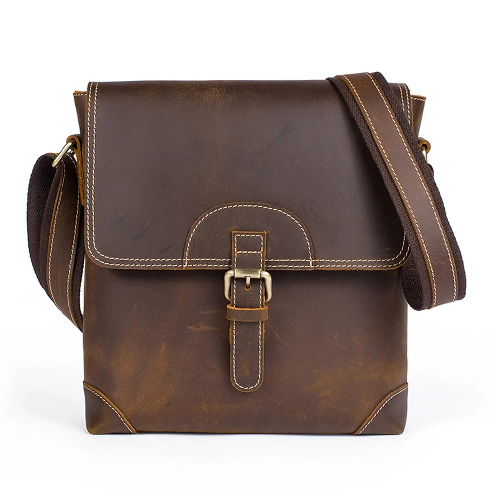 Leather Crossbody Mini Bag for Travel Adventures