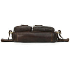 Leather Waist Bag for Men Travel Chest Pack Dual Use Fanny Bag - VacationGrabs