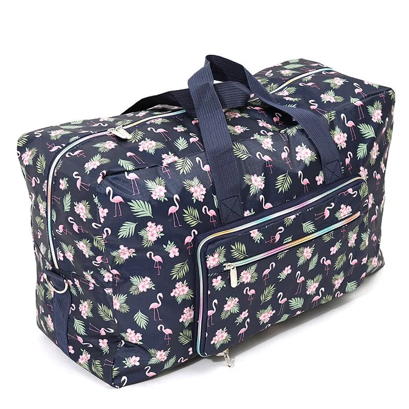 Colorful Floral Duffle Bag for Travel Essentials