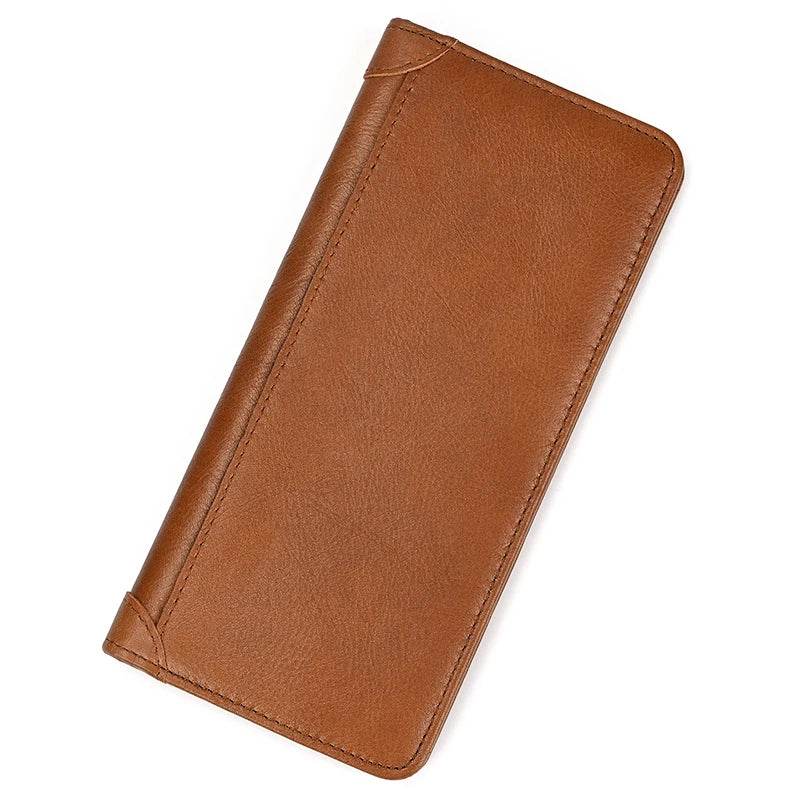 3D Dragon Style Genuine Leather Long Wallet for Men, Bifold Fashion - VacationGrabs