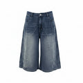 Men's baggy denim jeans men in light blue for casual wear