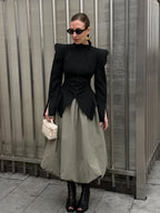 Black blazer clothing for women, stylish and elegant for formal events