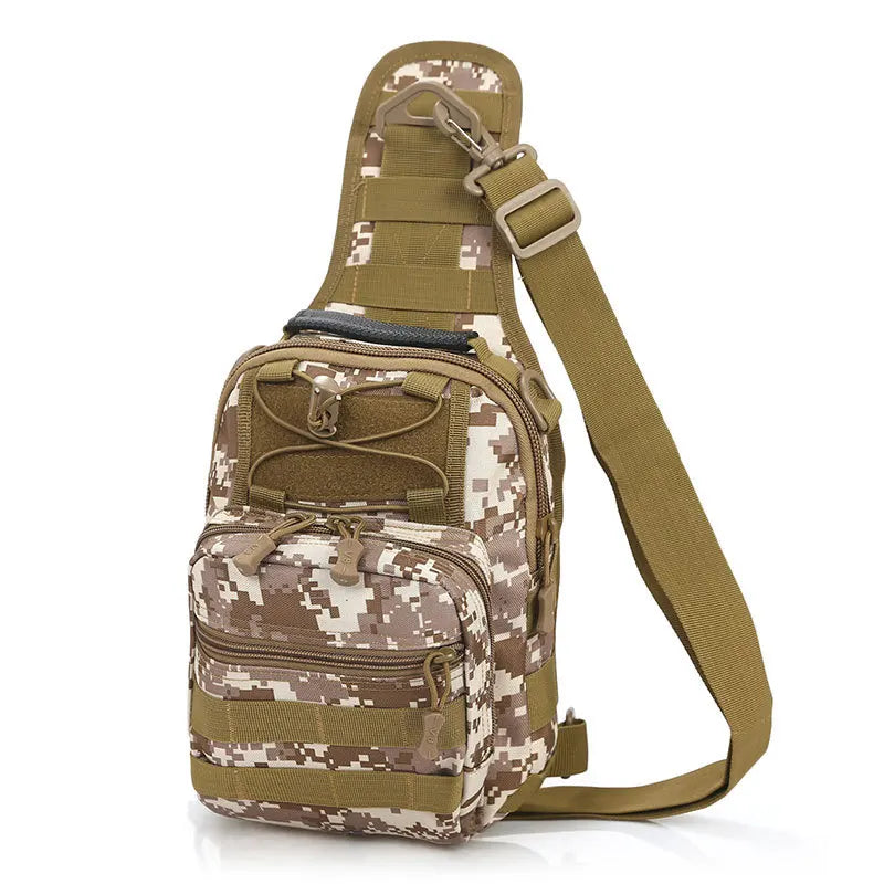 Camouflage coach purse shoulder bag for outdoor adventures
