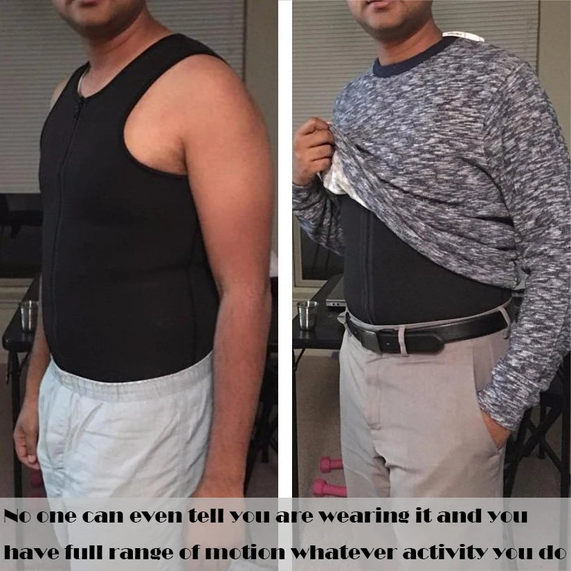 Men's black compression a shirt for active wear and comfort