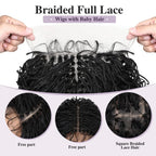 Curly bob wig with braided full lace and baby hair for stylish looks