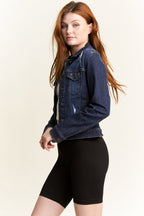 Women's denim jacket from Shop ENJEAN for casual outfits
