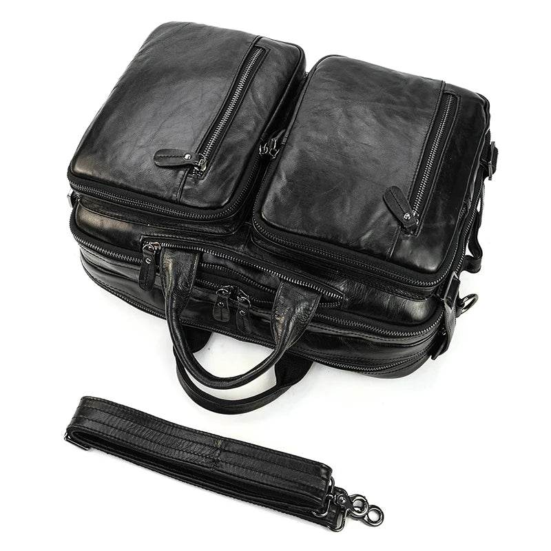 black leather backpack backpack for travel and everyday use