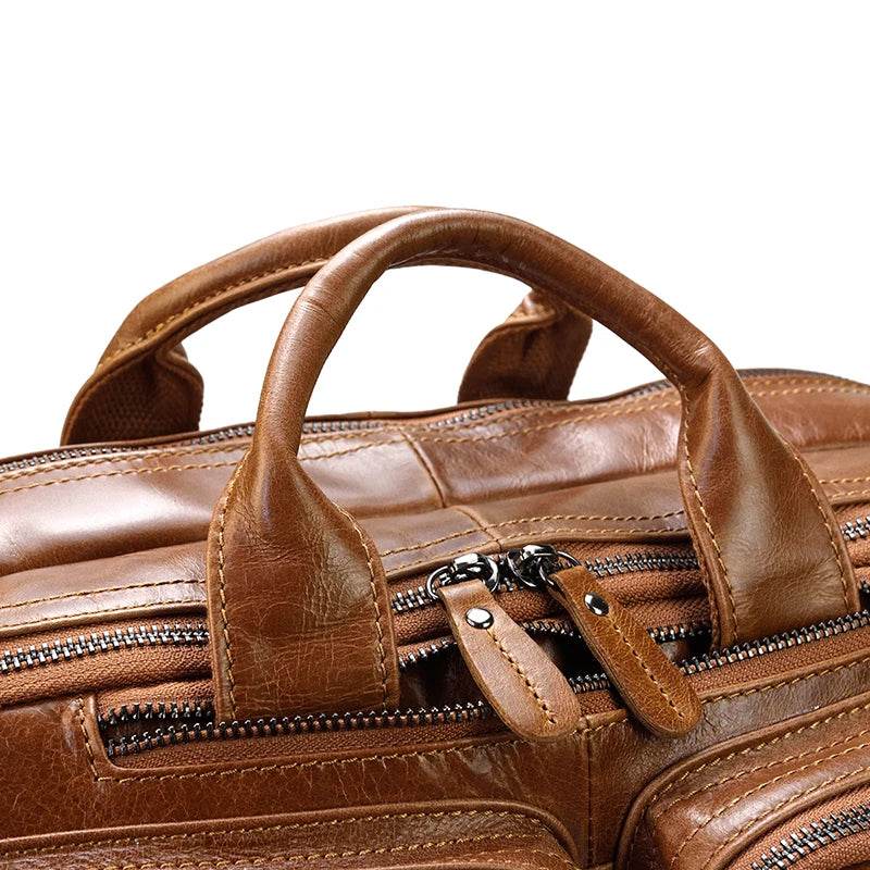 brown leather backpack backpack for travel and daily use