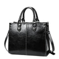 Black leather crossbody mini bag with adjustable strap for everyday use
