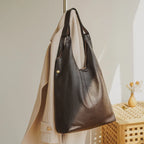 Black leather crossbody mini bag for stylish outings