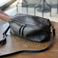 black leather crossbody mini bag for everyday use