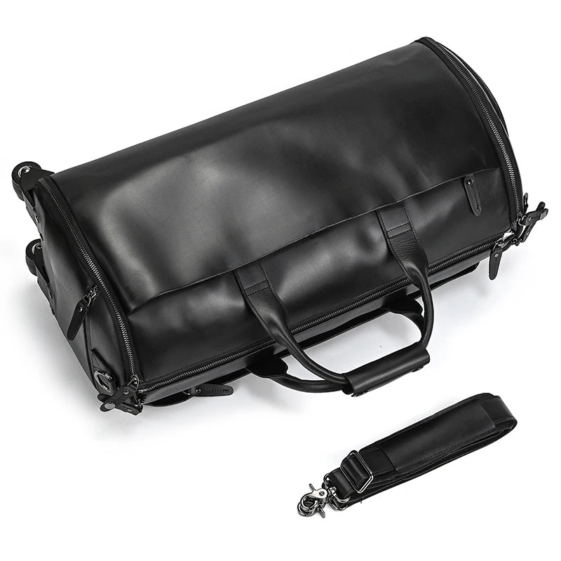 black leather crossbody mini bag for stylish everyday use