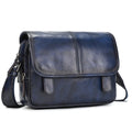 Navy leather crossbody mini bag for stylish daily use