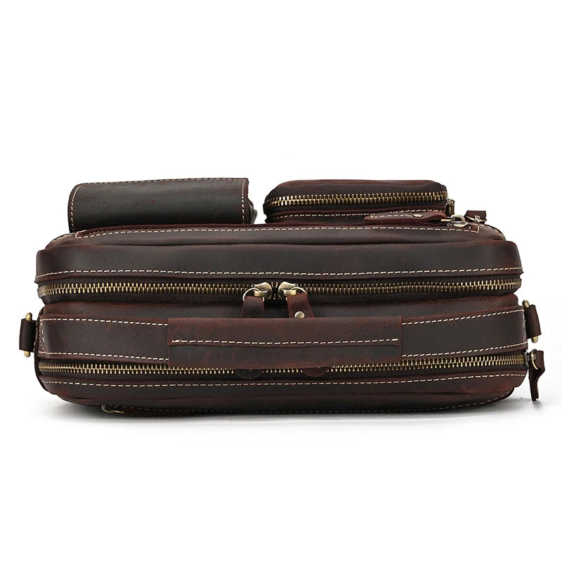 brown leather crossbody mini bag for stylish everyday use