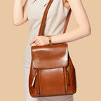 Brown leather crossbody mini bag for stylish everyday use