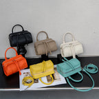 Colorful leather crossbody mini bag for stylish everyday use