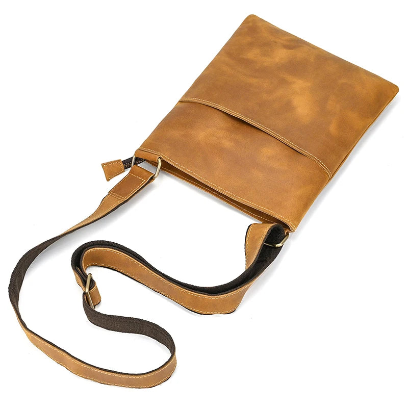 Tan leather crossbody mini bag for stylish everyday use