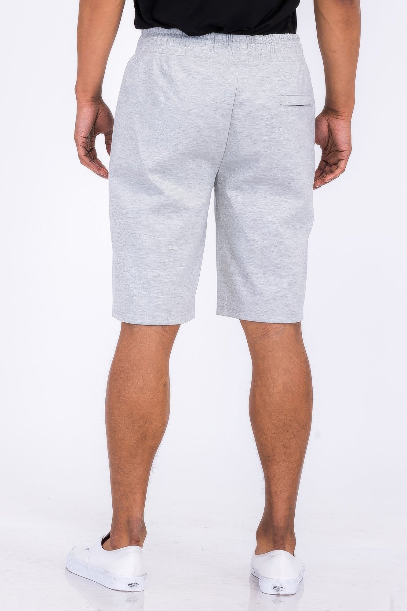Men's gray lounge shorts men, soft cotton blend for casual wear