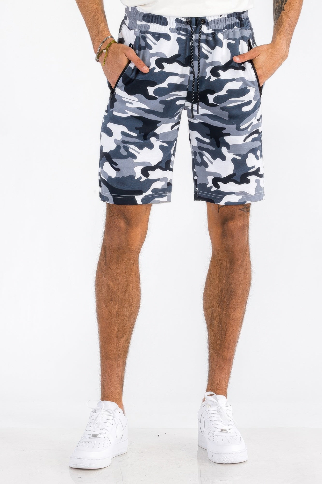 Men's camo lounge shorts men in breathable fabric for casual wear
