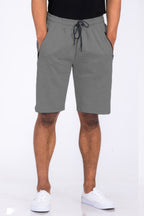 Men's gray lounge shorts men, comfortable fit for casual wear