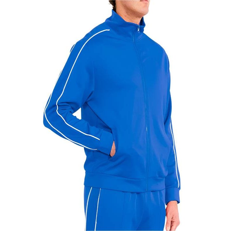 WEIV blue mens clothes jacket, soft material for activewear