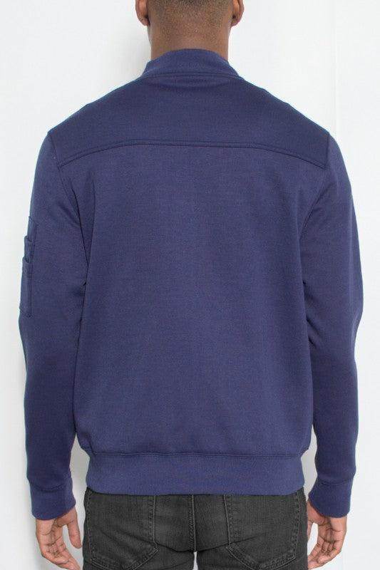 Mens Cotton Zip Up Light Weight Jacket - VacationGrabs