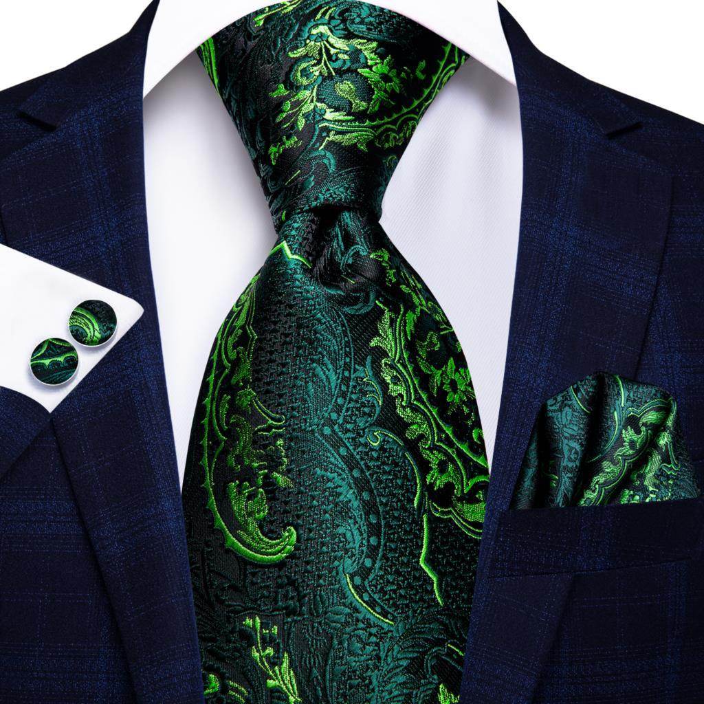 Mens Formal Luxury Wedding Neckties Gravatas 100% Silk - VacationGrabs