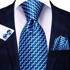 Mens Formal Luxury Wedding Neckties Gravatas 100% Silk - VacationGrabs