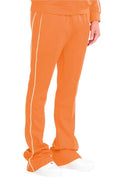 Men's orange pants by WEIV, lightweight and perfect for active wear
