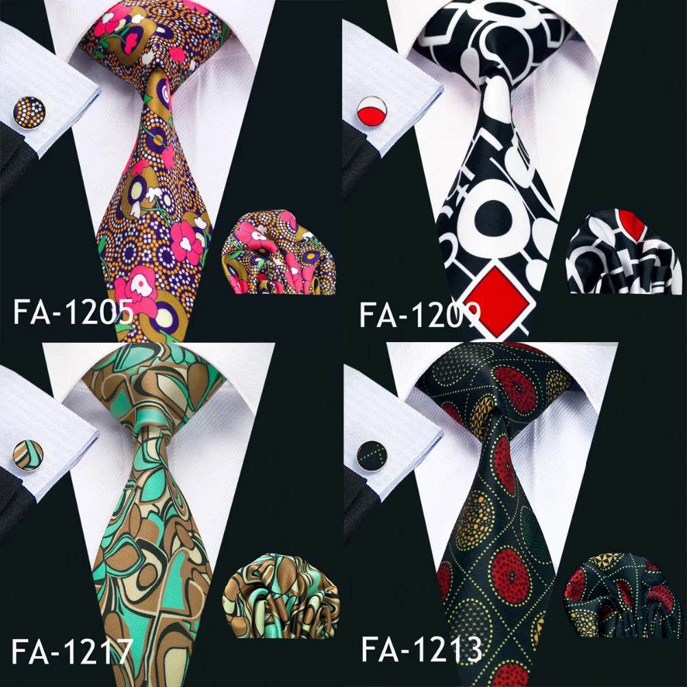 Colorful men's ties in various patterns, perfect for formal occasions