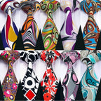 Men's ties in vibrant colors and unique patterns for stylish occasions