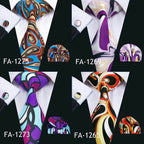 Vibrant men's ties in various patterns and colors for formal occasions