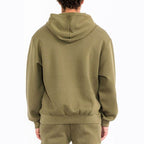 Men's tech fleece hoodie Nike in olive green, ideal for casual wear