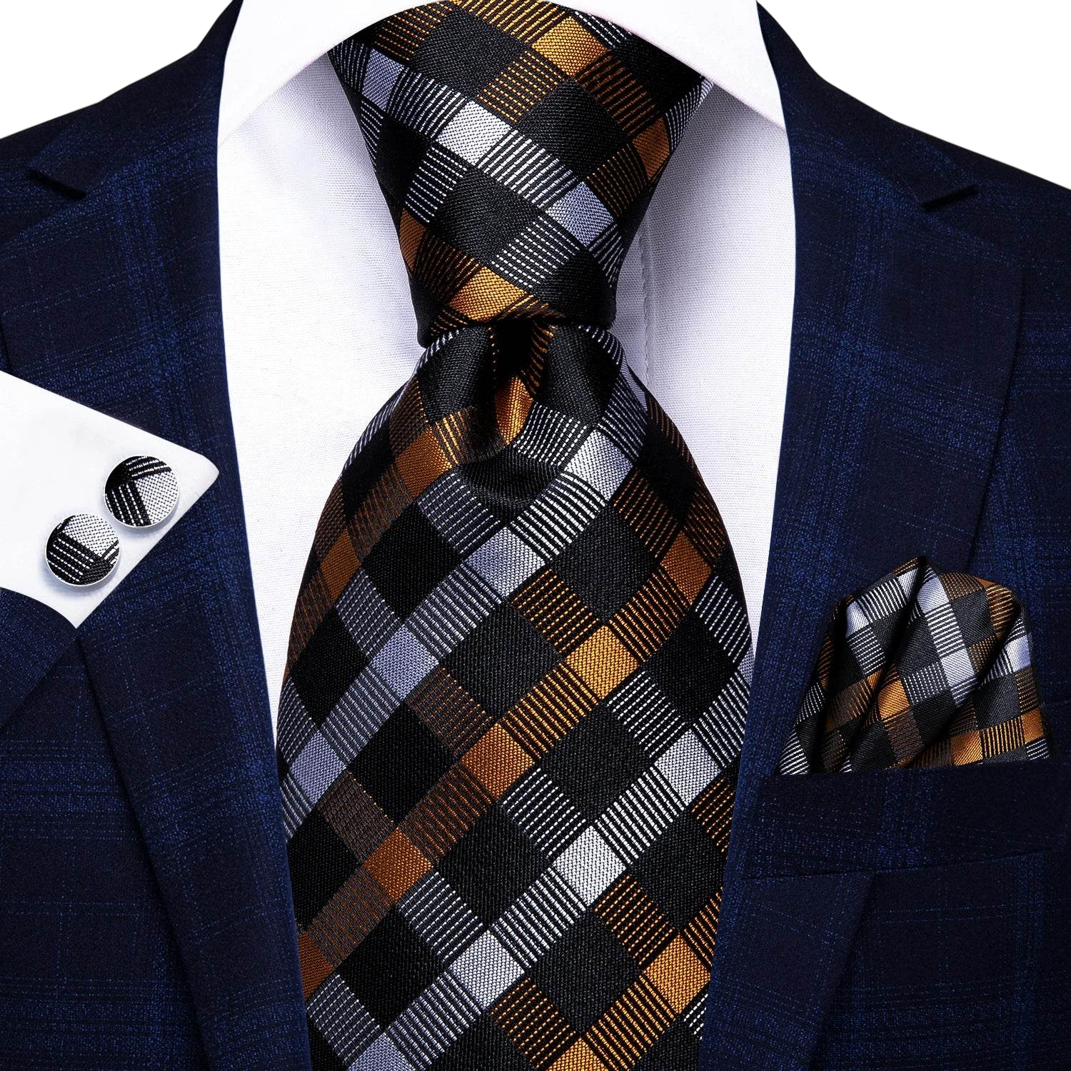Multicolor Paisley 100% Silk Tie Sets for Men