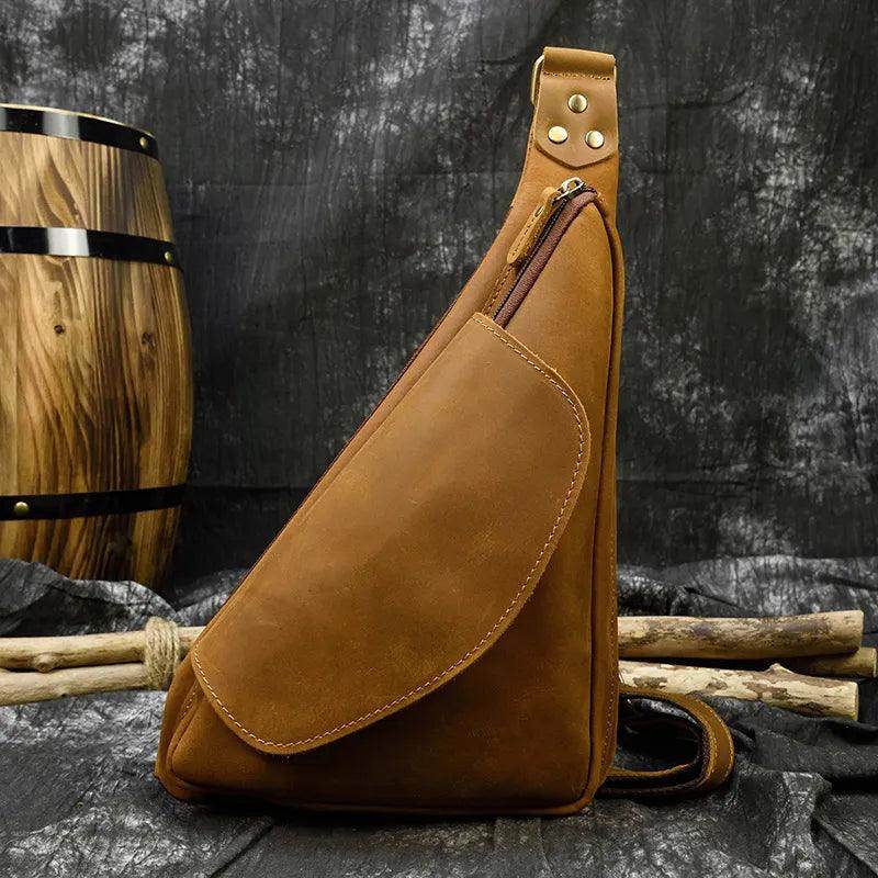 Retro Style Genuine Leather Crossbody Bags - VacationGrabs