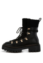 Rag Company Women's Black Ankle Boots with Laces, perfect for vacation worthy footwear