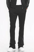 Men's black activewear pants by WEIV for sports and workouts