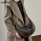 Brown leather crossbody mini bag for stylish everyday use