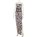 Women's zebra print and maxi dress for stylish summer outings