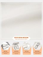 High-quality genuine leather travel bag, stylish and durable for all trips